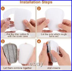 1000Pcs 5N11 Gas Mask Filters Cotton Filters Cartridge Respirator Replacement