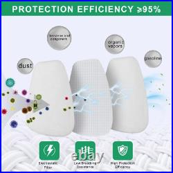 1000Pcs 5N11 Gas Mask Filters Cotton Filters Cartridge Respirator Replacement