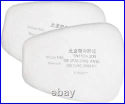 1000Pcs 5N11 Gas Mask Filters Cotton Filters Cartridge Respirator Replacement