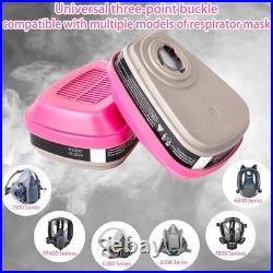 10 Pairs Respirator Cartridges 60921, Respirator Filters, Gas Mask Filter Hel