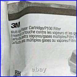 10pks 3M 60926 Multi Gas Vapor Cartridge Filter Cartridges 2 per pack Exp 08/25