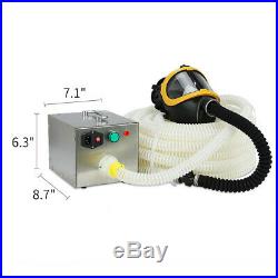 110-240V Full Face fresh Air Fed Gas Respirator Mask for Breathing System