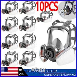 15 in 1 Full Face Gas Mask Respirator Safety Painting Spraying Facepiece 6800 up