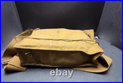 1918 British WWI Small Box Respirator Gas Mask 87th Division Carrier Bag/Caniste