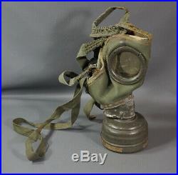 1940 WWII Germany German Army Officer Soldier Gas Mask Respirator Helmet &Filter
