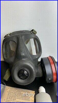 1972 British Forces S6 Gas Mask + Respirator + Haversack