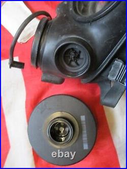 1989 AVON BRiTiSH army sas ISSUE respirator gas mask S10 SIZE 4 small & POUCH