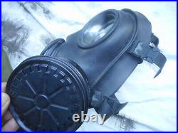 1989 BRiTiSH army SAS ISSUE S10 S 10 respirator gasmask SIZE 1 XL & PLCE POUCH
