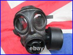 1991 AVON BRiTiSH army sas ISSUE respirator gas mask S10 SIZE 4 small & POUCH