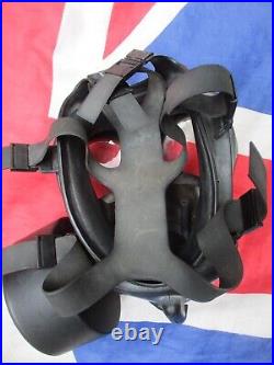 1991 AVON BRiTiSH army sas ISSUE respirator gas mask S10 SIZE 4 small & POUCH