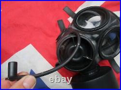 1991 AVON BRiTiSH army sas ISSUE respirator gas mask S10 SIZE 4 small & POUCH