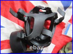 1992 AVON BRiTiSH army sas ISSUE respirator gas mask S10 SIZE 4 small & POUCH