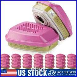 1-40PCS Respirator Cartridge/Filter, for 6000 Effective Filtering Organic Vapors