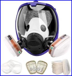 1-4 Set 15 in 1 Full Face Respirator 6800 Gas Facepiece For Spraying Painting