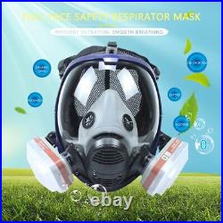 1-4 Set 15 in 1 Full Face Respirator 6800 Gas Facepiece For Spraying Painting