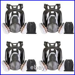 1/6 Set Full Face Large Respirator Gas Mask Reusable Facepiece for 6800 Painting