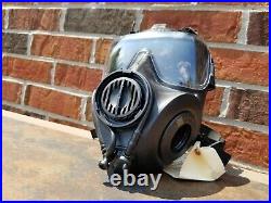 #1 AVON FM53 M53 Gas Mask Respirator Large Left Handed + VPU & Mic NBC M50 CBRN