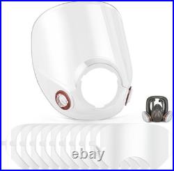 1 Replacement Lens & 10 Peel-Off Covers for 6000 Series Full Face Respirator