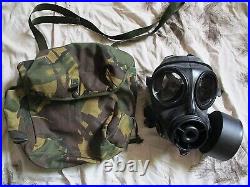 2009 AVON BRiTiSH army / sas ISSUE respirator S10 SIZE 3 MEDIUM m & PLCE POUCH