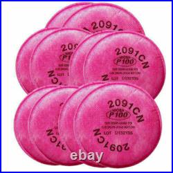 200PCS (100Pairs) 2091 P100 Filters Replacement for 6000 7000 Series Respirators