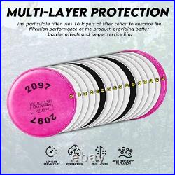 200PCS (100Pairs) 2091 P100 Filters Replacement for 6000 7000 Series Respirators