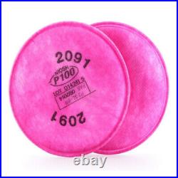 200PCS (100Pairs) 2091 P100 Filters Replacement for 6000 7000 Series Respirators
