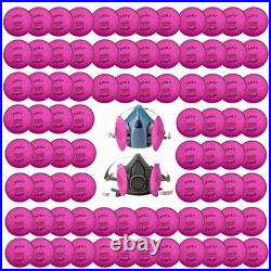 2097 P100 Particulate Filter Cotton, Installed on Filter Retainer