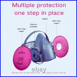 2097 P100 Particulate Filter Cotton, Installed on Filter Retainer 2097 P100 Particulate Filter Cotton, Installed on Filter Retainer