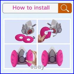 2097 P100 Particulate Filter Cotton, Installed on Filter Retainer