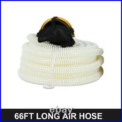 20m 66ft Long Pipe Electric Supplied 80W Air Fed Full Face Gas Mask Respirator