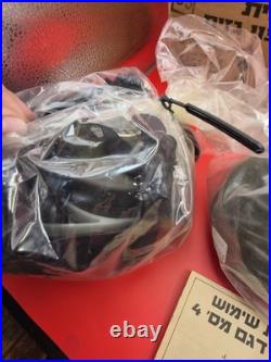2 Vintage Surplus Messi Gas Mask Round Eye Respirator