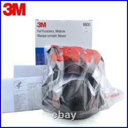2pcs 6800 Full Face Reusable Respirator Size Medium Full Face Gas Mask