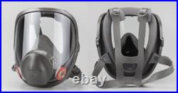 2pcs 6800 Full Face Reusable Respirator Size Medium Full Face Gas Mask