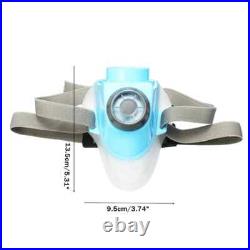 2pcs Electric Constant Flow Air Supplied Fed Respirator Half Face Gas Mask Pump