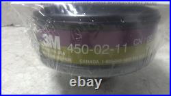 3M 450-02-11R06 6 Pk Black Magenta Color Code Gas Mask Canister
