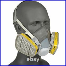3M 5303 Disposable Half Face Respirator Facepiece Organic Vapor Acid Gas 12 LRG