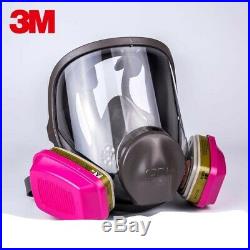 3M 6700 Full Face Respirator With1 PR 60926 P1OO Multi Gas/Vapor Cartridge SMALL
