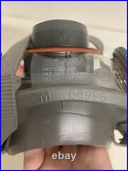 3M 6800 Full Face Respirator With1 PR 60926 P1OO Multi Gas/Vapor Cartridge MEDIUM