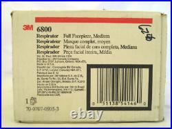 3M 6800 Full Facepiece Reusable Respirator Medium Bayonet Connect Gas Mask