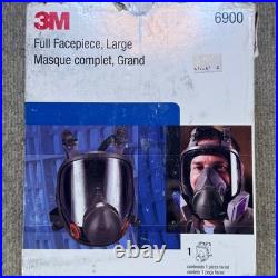 3M 6900 Full Face Respirator Large w 6003 Organic Vapor Cartridges Sealed