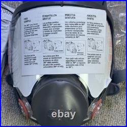 3M 6900 Full Face Respirator Large w 6003 Organic Vapor Cartridges Sealed