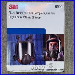3M 6900 Full Face Respirator Large w 6003 Organic Vapor Cartridges Sealed