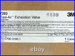 3M 7283 Easi-Air Exhalation Valve 7800S Series Gas Mask Respirator Box of 50