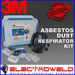 3M Asbestos Full Face Respirator Kit +2x 6035 Filters P2 P3 Gas Fumes Paint 6000