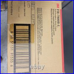 3M Fr-7800B-L Fr-M40 Gas Mask, Butyl Rubber, 6 Suspension Points, L Mask Size