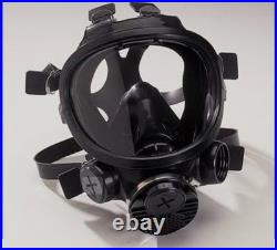 3M Fr-7800B-L Fr-M40 Gas Mask, Butyl Rubber, 6 Suspension Points, L Mask Size