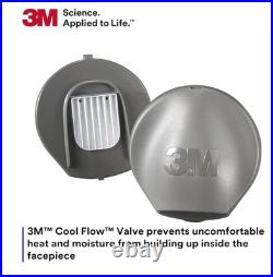 3M Full Face Respirator 6700 Small+ Multi Gas Organic Vapor P100 Cartridge 60923