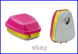 3M Full Face Respirator 6700 Small+ Multi Gas Organic Vapor P100 Cartridge 60923