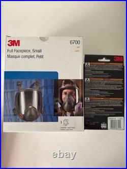 3M Full Face Respirator 6700 Small+ Multi Gas Organic Vapor P100 Cartridge 60923