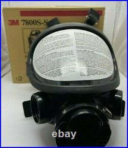 3M Full Facepiece Gas Mask Respirator 7800 / 7800S-S Bayonet & DIN NIB (SMALL)